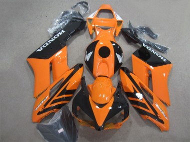 CBR 1000 RR 2004-2005 Motorrad Verkleidung - Schwarz Orange