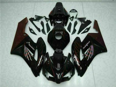 CBR 1000 RR 2004-2005 Motorrad Verkleidungen - Rot Flamme