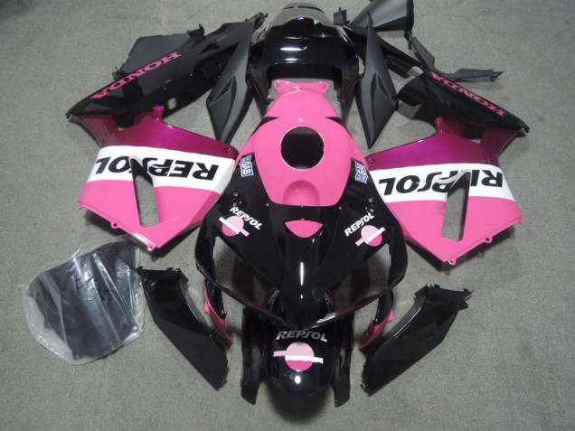 CBR 1000 RR 2004-2005 Motorrad Verkleidungen - Schwarz Rosa Repsol