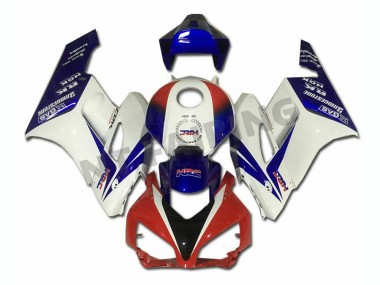 CBR 1000 RR 2004-2005 Motorrad Verkleidungen - Weiß Blau Rot