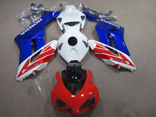 CBR 1000 RR 2004-2005 Motorrad Verkleidungen - Weiß Rot Blau