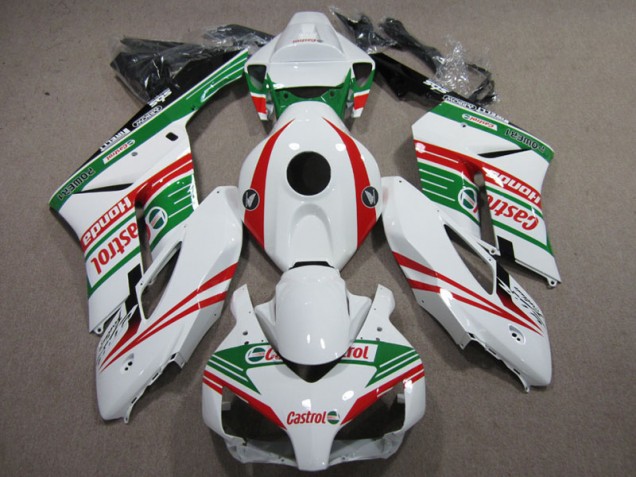 CBR 1000 RR 2004-2005 Motorrad Verkleidungen - Weiß Rot Castrol