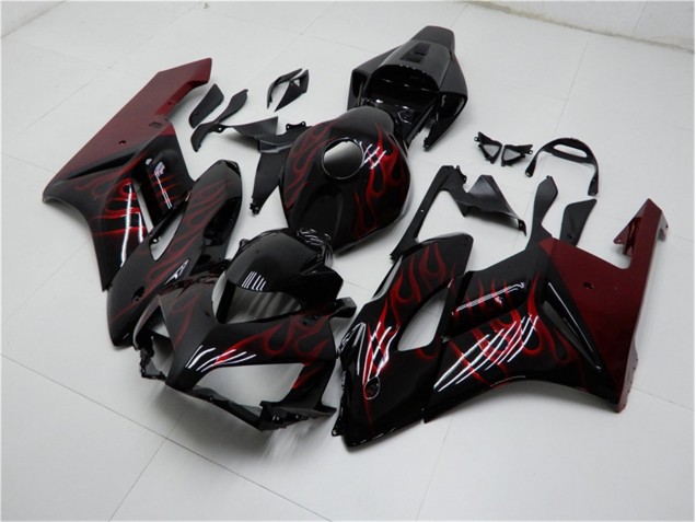 CBR 1000 RR 2004-2005 Motorrad Vollverkleidung - Rot Schwarz