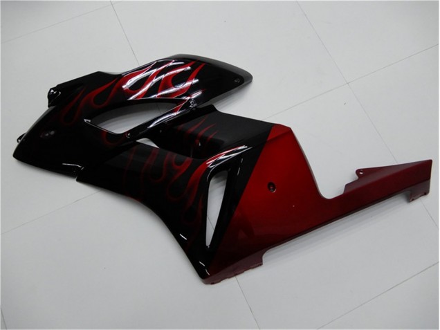 CBR 1000 RR 2004-2005 Motorrad Vollverkleidung - Rot Schwarz