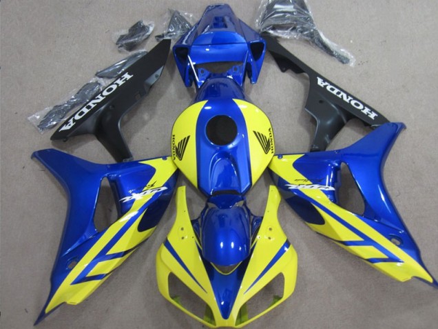 CBR 1000 RR 2006-2007 Motorrad Verkleidung - Blau Gelb