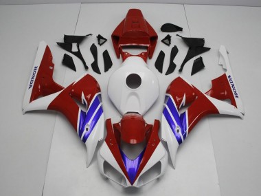 CBR 1000 RR 2006-2007 Motorrad Verkleidungen - Blau Rot und Weiß