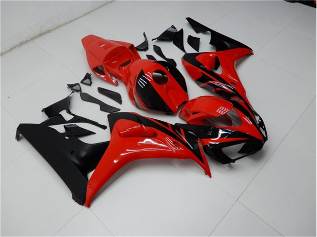 CBR 1000 RR 2006-2007 Motorrad Verkleidungen - Rot Schwarz