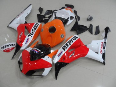 CBR 1000 RR 2006-2007 Motorrad Verkleidungen - Schwarz Rot Weiß Repsol