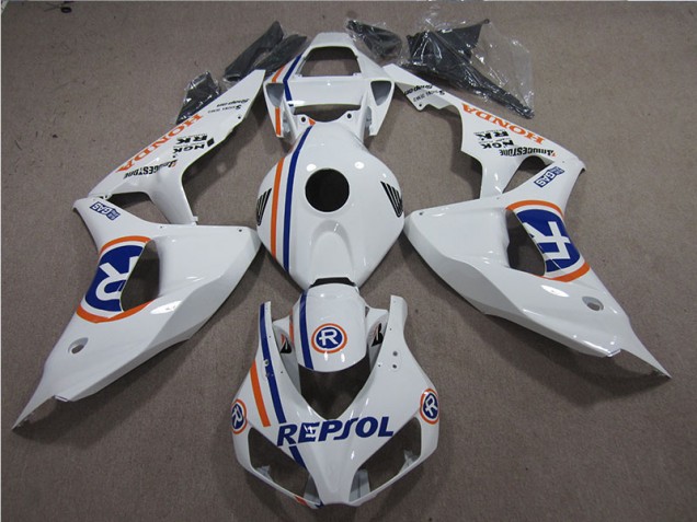 CBR 1000 RR 2006-2007 Motorrad Verkleidungen - Weiß Blau Repsol