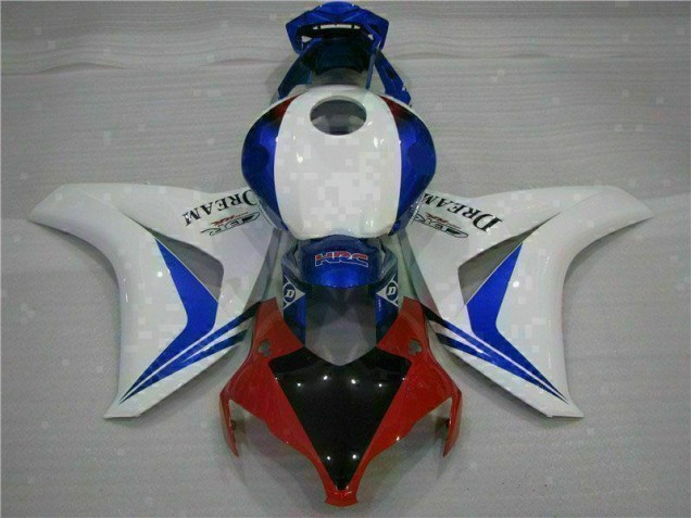 CBR 1000 RR 2008-2011 Motorrad Verkleidung - Weiß Blau