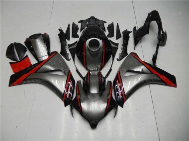 CBR 1000 RR 2008-2011 Motorrad Verkleidungen - Graues Rot Schwarz