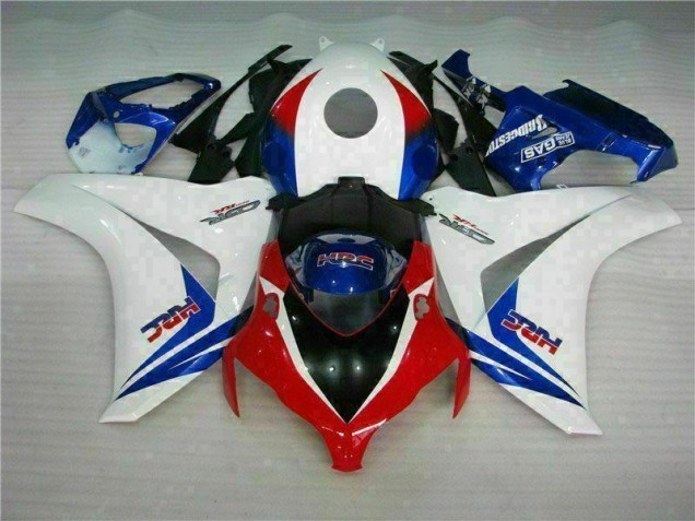 CBR 1000 RR 2008-2011 Motorrad Verkleidungen Komplett Sets - Weiß Blau