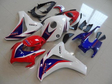 CBR 1000 RR 2008-2011 Motorrad Verkleidungen - Rot Weiß Blau HRC