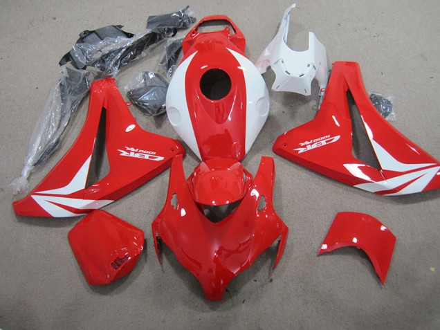 CBR 1000 RR 2008-2011 Motorrad Verkleidungen - Rot Weiß Fireblade