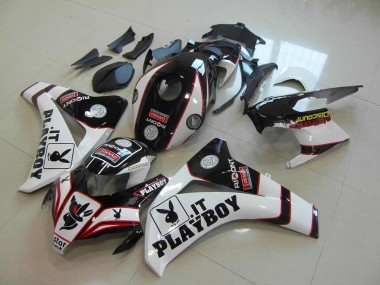 CBR 1000 RR 2008-2011 Motorrad Verkleidungen - Schwarz Playboy