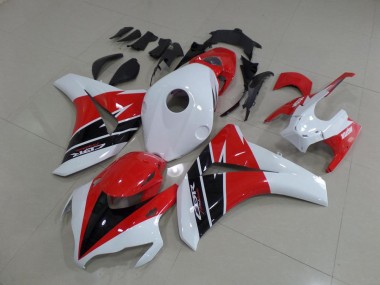 CBR 1000 RR 2008-2011 Motorrad Verkleidungen - Schwarz Weiß und Rot