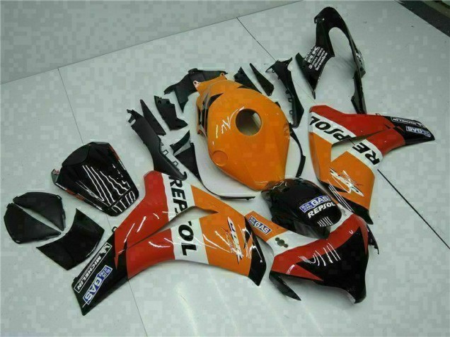 CBR 1000 RR 2008-2011 Motorrad VollVerkleidungen & Plastik - Orange Repsol