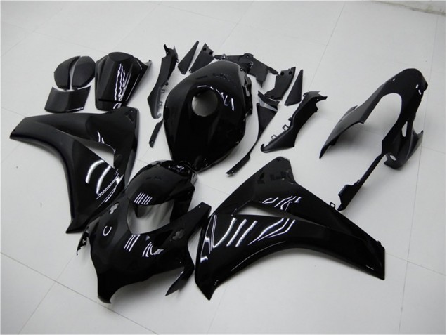 CBR 1000 RR 2008-2011 Motorrad Vollverkleidung - Glänzend Schwarz