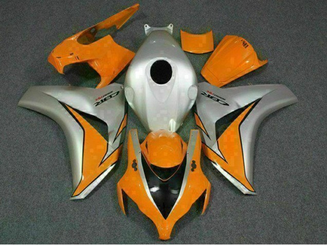 CBR 1000 RR 2008-2011 Motorrad Vollverkleidung - Orange Silber