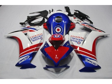 CBR 1000 RR 2012-2016 Motorrad Verkleidungen - Blau Rot Royal Air Force Reserves