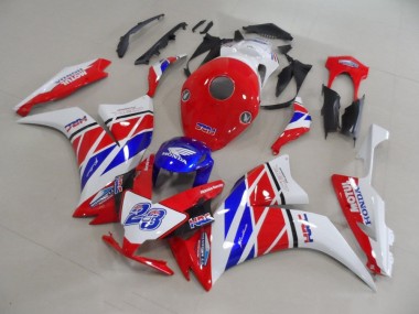 CBR 1000 RR 2012-2016 Motorrad Verkleidungen - Rot Weiß Blau HRC 23