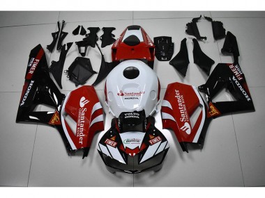 CBR 1000 RR 2012-2016 Motorrad Verkleidungen - Schwarz Weiß Rot SantUnder