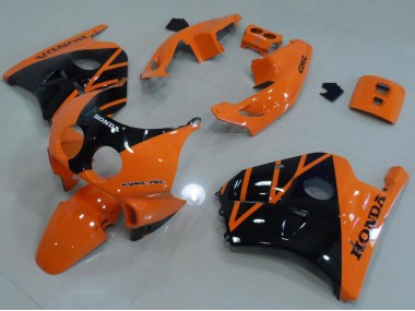 CBR 250 RR MC22 1991-1998 Motorrad Verkleidungen - Orange Schwarz