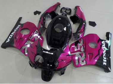 CBR 250 RR MC22 1991-1998 Motorrad Verkleidungen - Rosa Schwarz