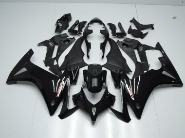 CBR 500 RR 2013-2015 Motorrad Verkleidungen - Glänzend Schwarz