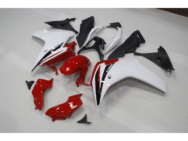 CBR 600 F 2011-2013 Motorrad Verkleidungen - Rot Weiß Schwarz