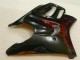 CBR 600 F3 1995-1998 Motorrad Verkleidung - Schwarz rote Flamme