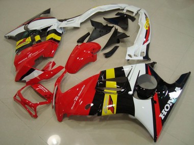 CBR 600 F3 1995-1998 Motorrad Verkleidungen - Rot Schwarz Weiß Gelb