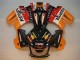 CBR 600 F3 1995-1998 Motorrad Verkleidungen - Schwarz Orange Repsol