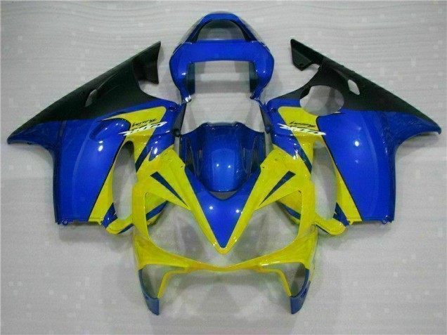 CBR 600 F4i 2001-2003 Motorrad Verkleidungen - Gelb Blau