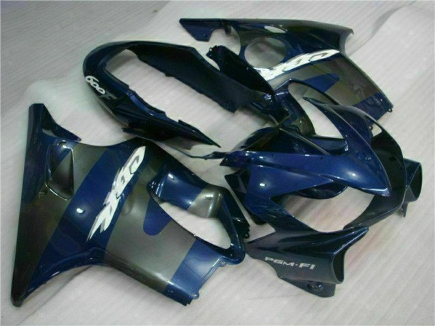 CBR 600 F4i 2004-2007 Motorrad Verkleidungen - Blau Silber