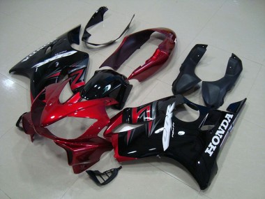 CBR 600 F4i 2004-2007 Motorrad Vollverkleidung - Schwarz Rot