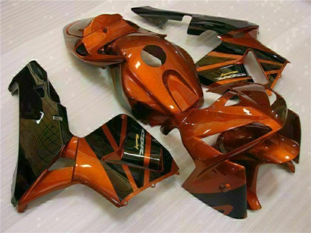 CBR 600 RR 2005-2006 Motorrad Verkleidung - Orange Schwarz