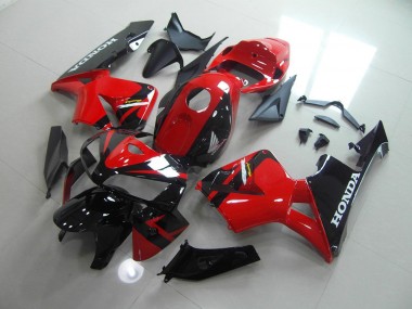 CBR 600 RR 2005-2006 Motorrad Verkleidung - Rot Schwarz