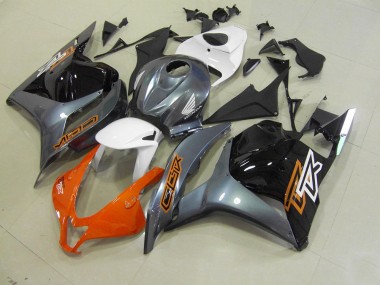 CBR 600 RR 2009-2012 Motorrad Verkleidung - Orange Grau Schwarz