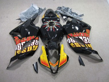 CBR 600 RR 2009-2012 Motorrad Verkleidungen - Schwarz Gelb