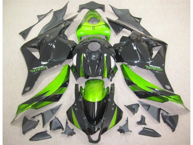 CBR 600 RR 2009-2012 Motorrad Verkleidungen - Schwarz Grün