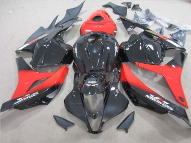 CBR 600 RR 2009-2012 Motorrad Verkleidungen - Schwarz Rot