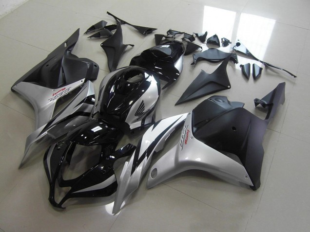 CBR 600 RR 2009-2012 Motorrad Verkleidungen - Schwarz Silber