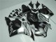 CBR 600 RR 2009-2012 Motorrad Verkleidungen - Schwarz Silber Repsol