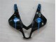 CBR 600 RR 2009-2012 Motorrad Verkleidungen - Schwarz Weiß Blau