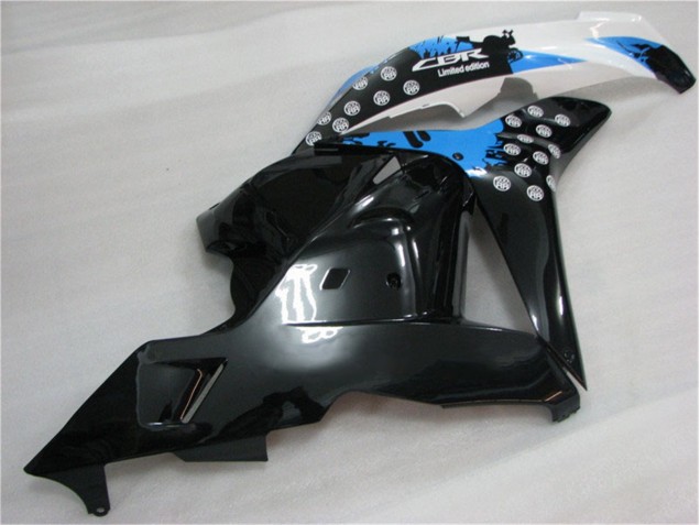 CBR 600 RR 2009-2012 Motorrad Verkleidungen - Schwarz Weiß Blau