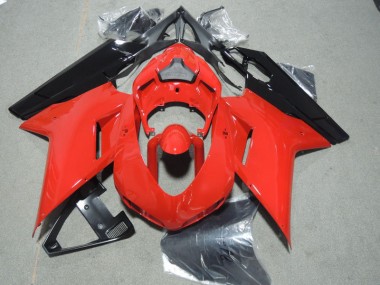 Ducati 1098 2007-2014 Motorrad Verkleidungen - Rot Schwarz