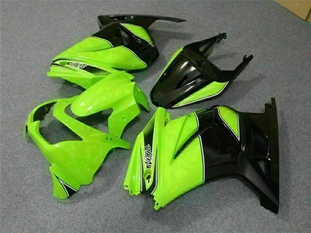 EX250 2008-2012 Motorrad Verkleidungen & Plastik - Grün Schwarzer Ninja