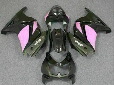 EX250 2008-2012 Motorrad Verkleidungen - Schwarz Rosa Ninja