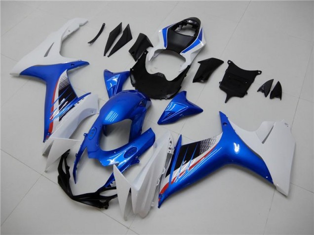 GSXR 600 / 750 K11 2011-2024 Motorrad Verkleidungen - Blau Weiß